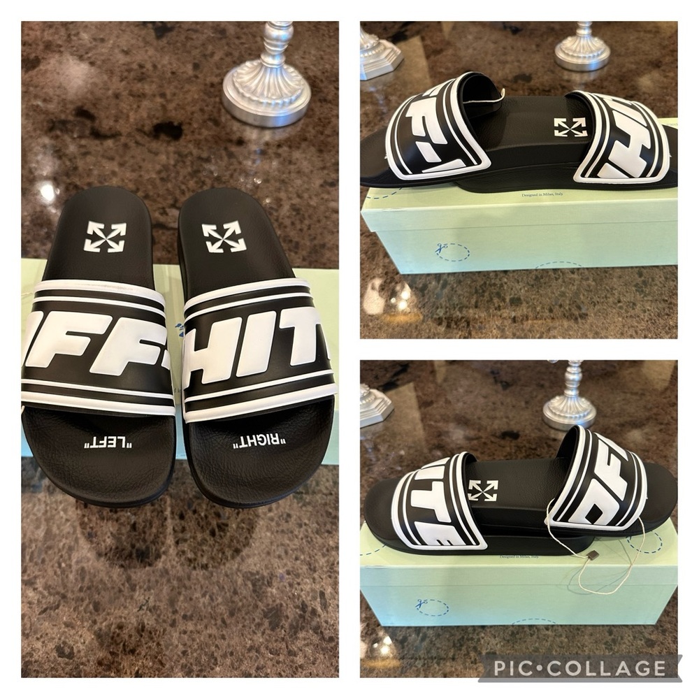 New with tags off white slides size 39